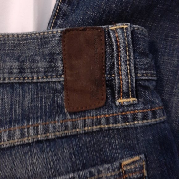 X2 Denim Laboratory Flare Leg Women's Jeans - Dark wash cool fade -  SZ 10 Reg - Picture 8 of 13